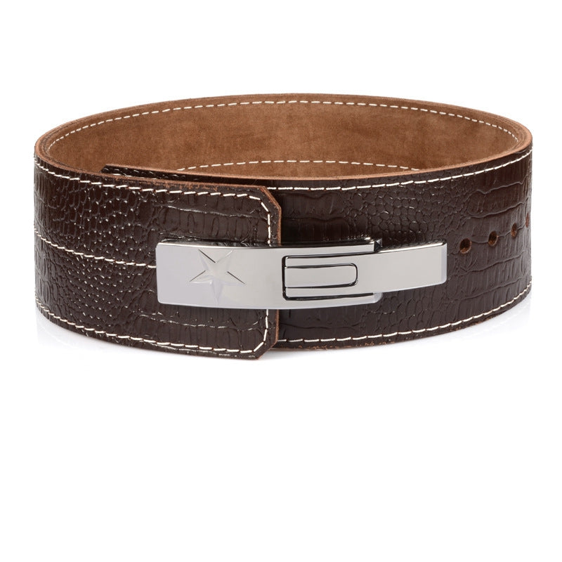 Genuine Leather Latch Weightlifting Belt