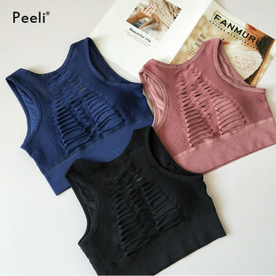 Women's Seamless Sports Fitness Gym Workout Yoga Bra