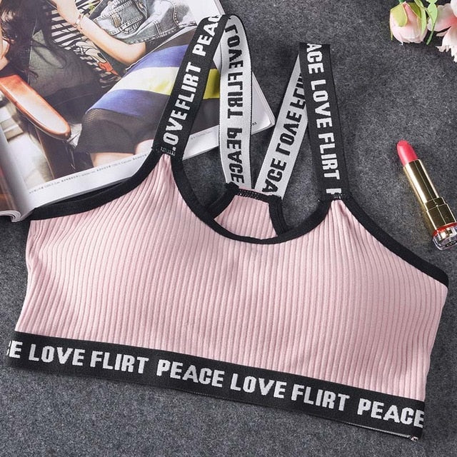 Women's Push Up Fitness Yoga Running Gym Workout Bra