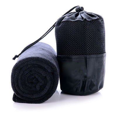 Sport Gym Sweat Microfiber Towel High-Quality Microfiber Cloth Cleaning Towel Kitchen Tools Gadgets with Mesh Bag