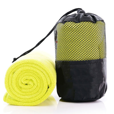 Sport Gym Sweat Microfiber Towel High-Quality Microfiber Cloth Cleaning Towel Kitchen Tools Gadgets with Mesh Bag