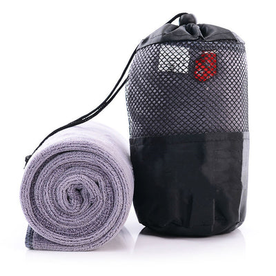 Sport Gym Sweat Microfiber Towel High-Quality Microfiber Cloth Cleaning Towel Kitchen Tools Gadgets with Mesh Bag