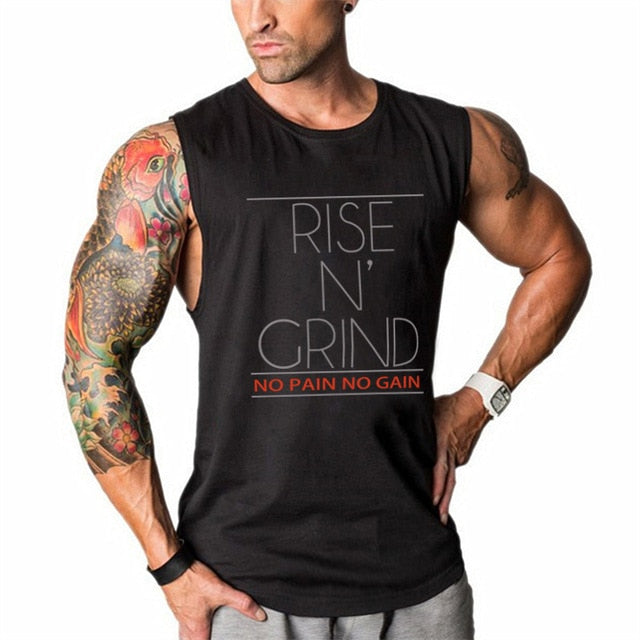 Men's Workout Fitness Gym Stringer