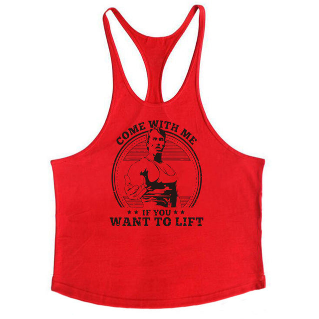 Men's Workout Fitness Gym Stringer