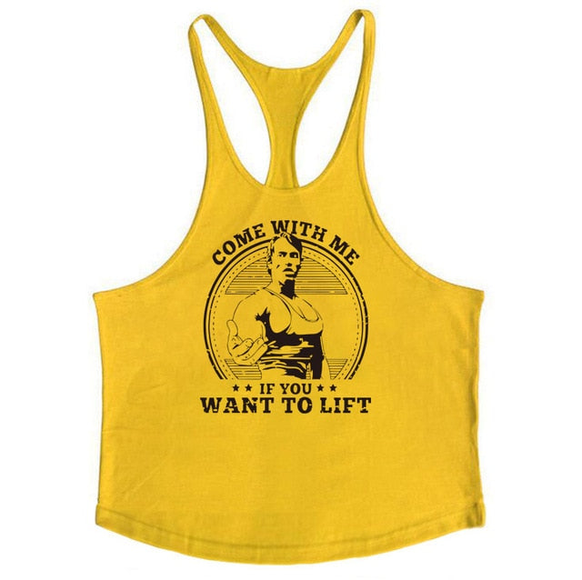 Men's Workout Fitness Gym Stringer