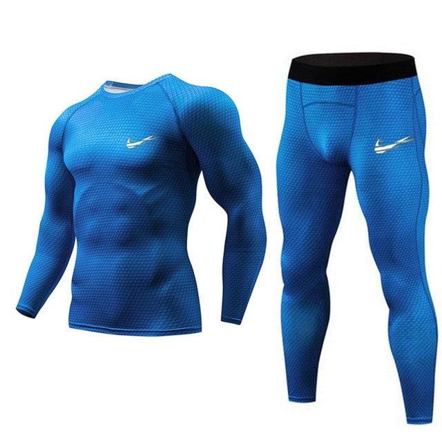 Men's Compression 2pc Workout Suit