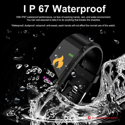 BluetoothWaterproof Sports Running Workout Heart Rate Fitness Tracker