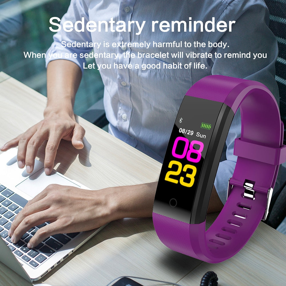 BluetoothWaterproof Sports Running Workout Heart Rate Fitness Tracker